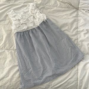 The Children’s Place Rosette Floral Seersucker Dress